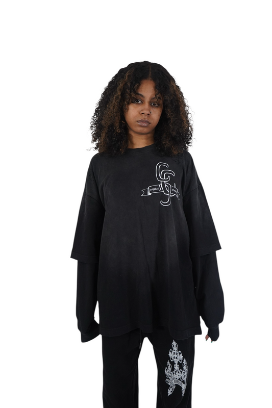 Double Layer Long Sleeve T-Shirt