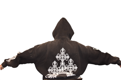 Crosss Ribbon Hoodies