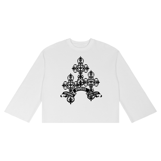 Waffle Knitted Long-Sleeve