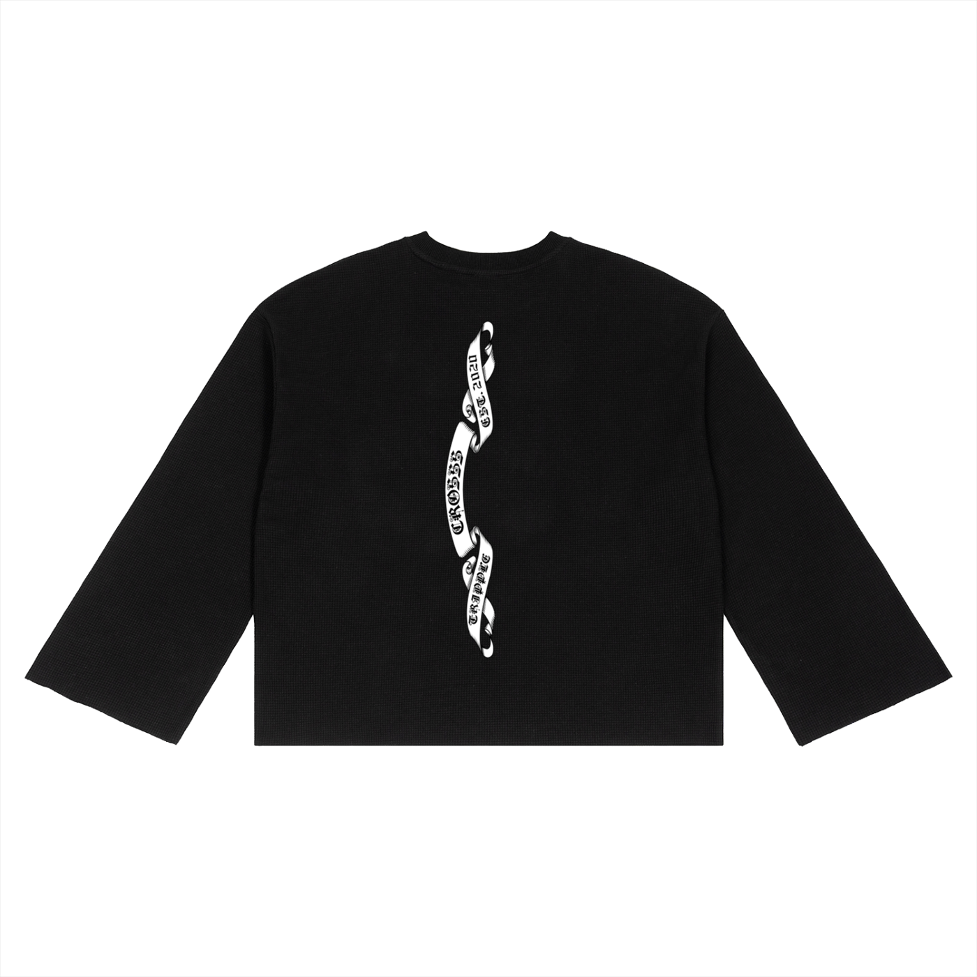 Waffle Knitted Long-Sleeve