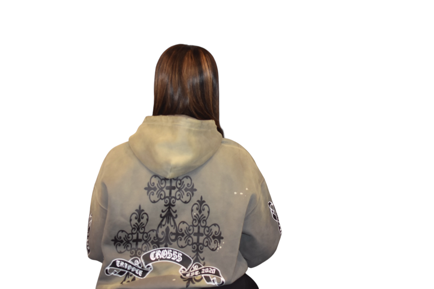 Crosss Ribbon Hoodies