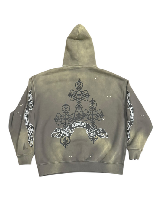 Crosss Ribbon Hoodies