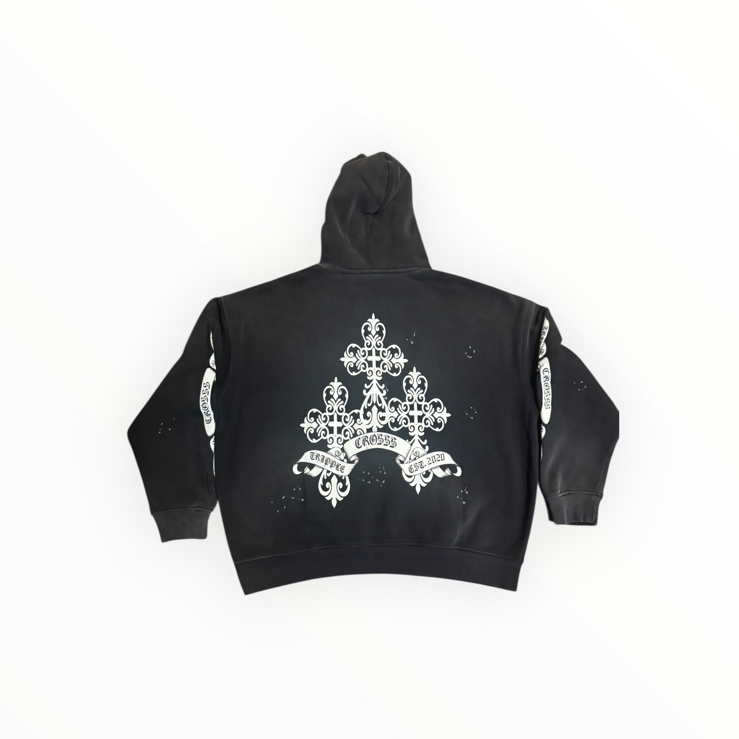 Crosss Ribbon Hoodies