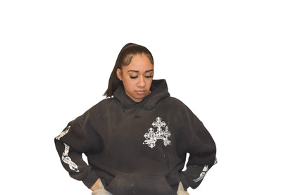 Crosss Ribbon Hoodies