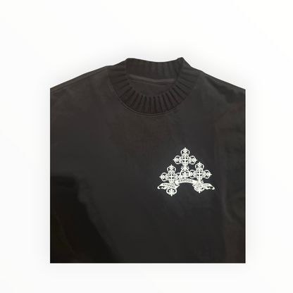 Crosss Knitted Round Neck Tee’s