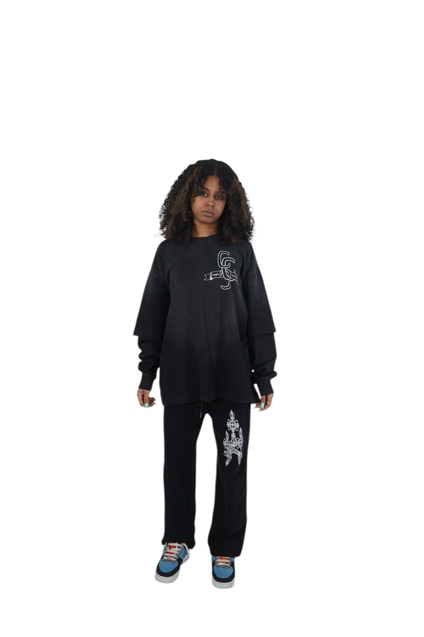 Double Layer Long Sleeve T-Shirt
