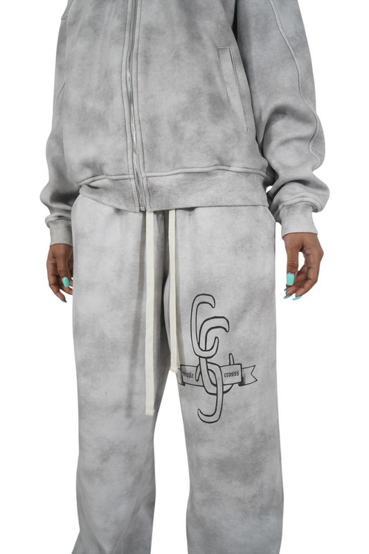 Crosss Dirty Sprite Wide-Legged Sweatpants