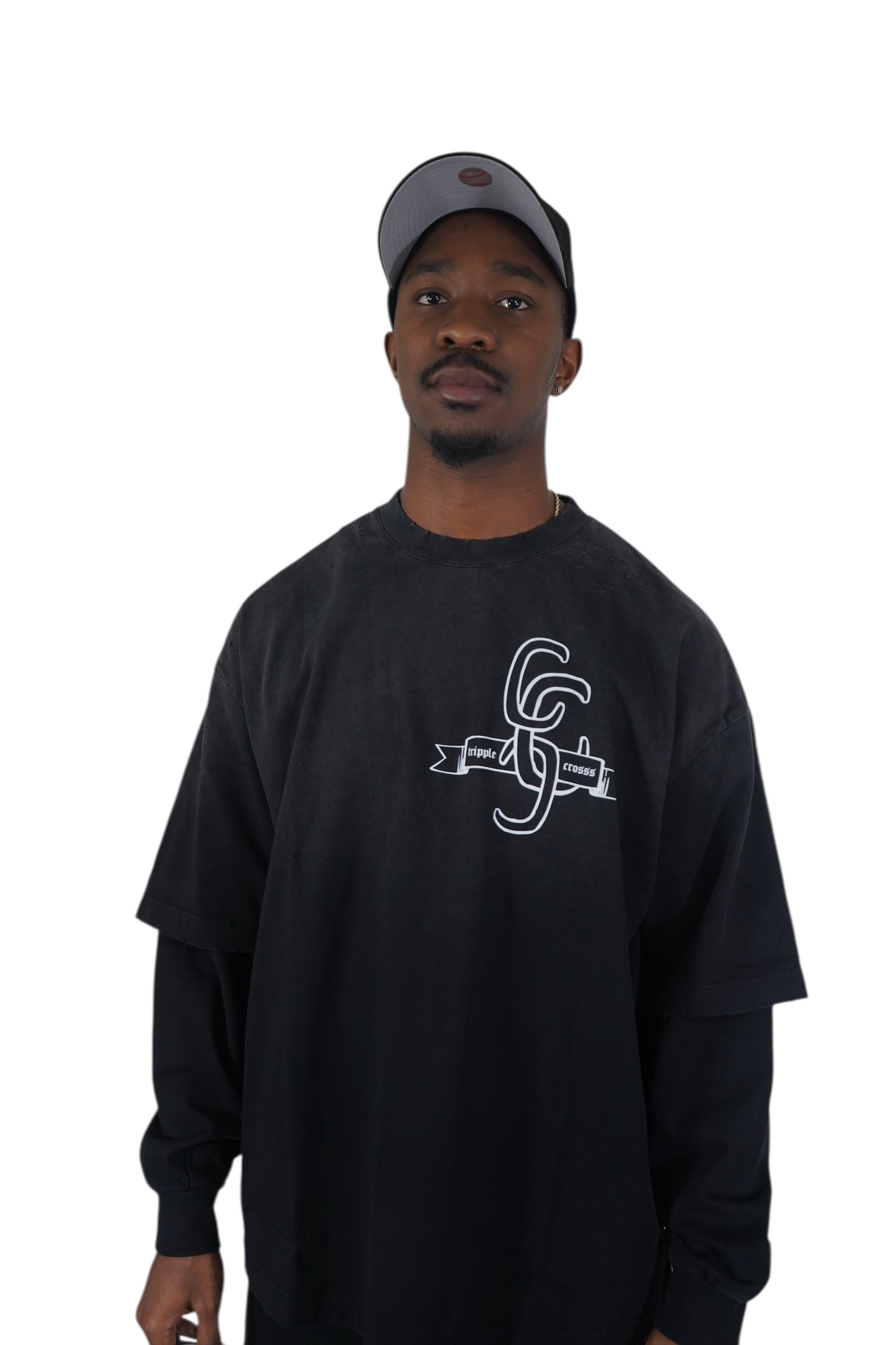 Double Layer Long Sleeve T-Shirt