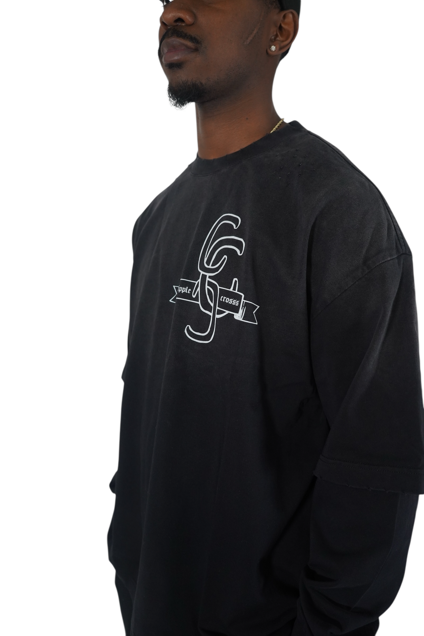 Double Layer Long Sleeve T-Shirt